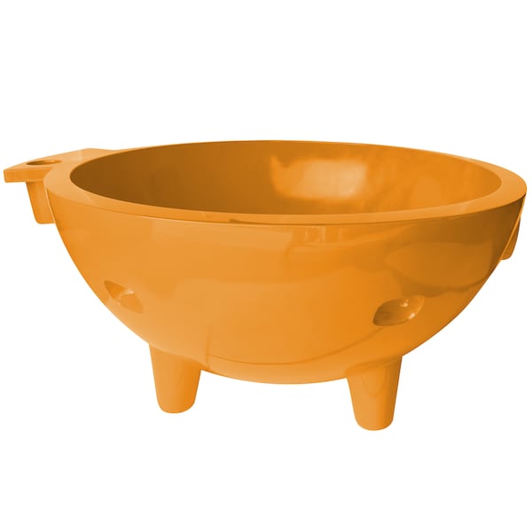 Alfi Brand Orange FireHotTub The Round Fire Burning Portable Outdoor Hot Bath Tub FireHotTub-OR - main